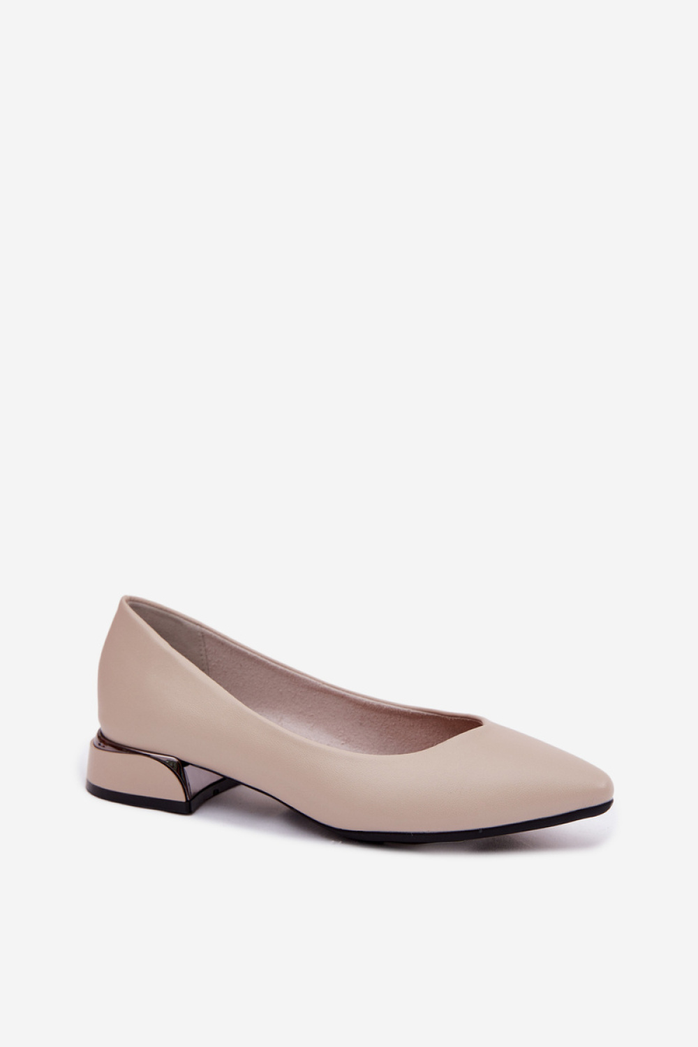 Baleriny Model Vinceza 62280 Beige - Step in style - obrazek 2