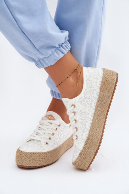 Trampki Model Lee Cooper LCW-26-31-4326 White - Step in style