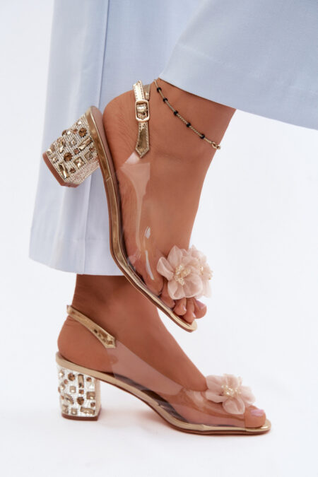 Sandały Model DA MR61-9009 Gold - Step in style