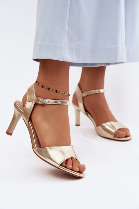Sandały Model Sergio Leone SK347 Gold - Step in style