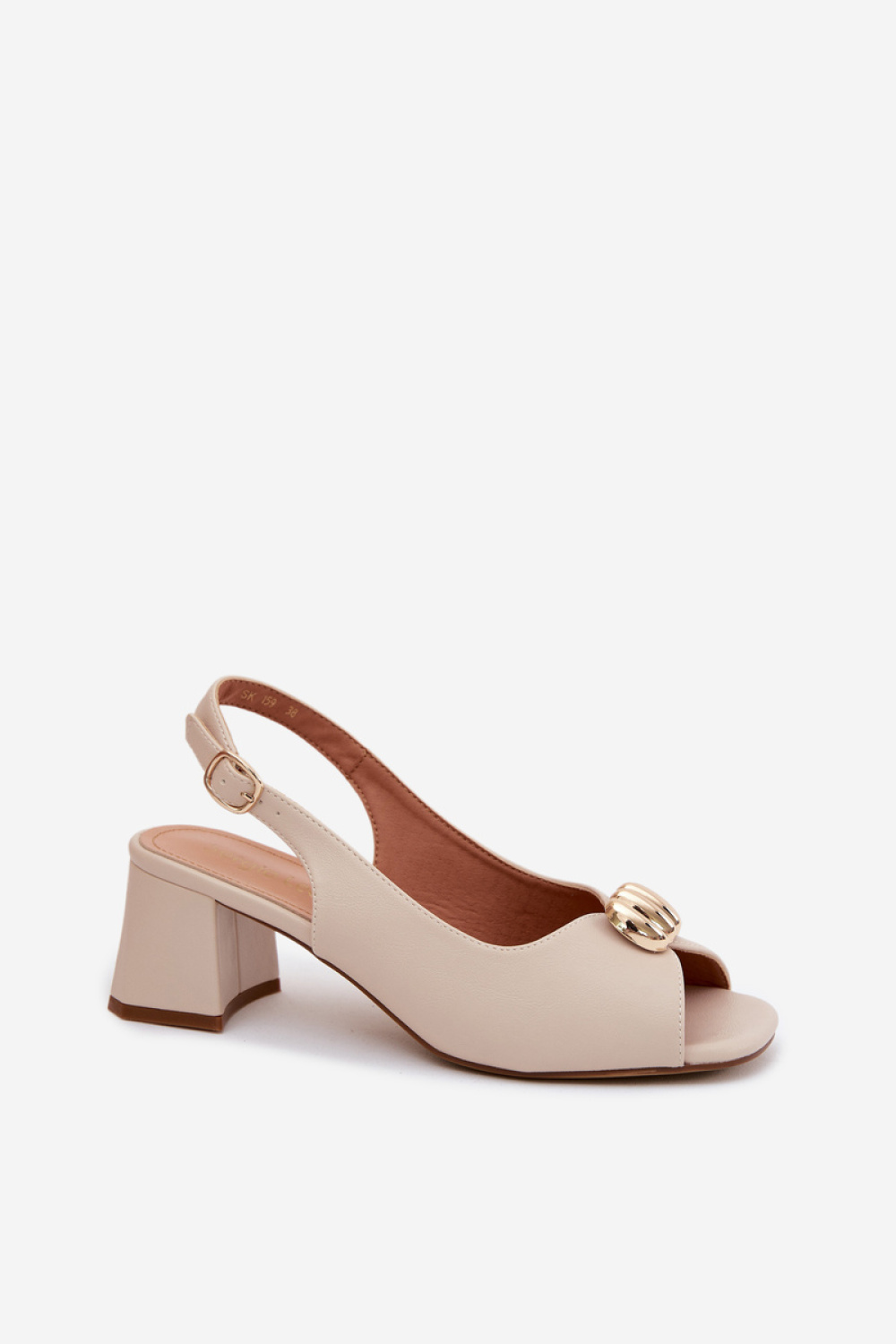 Sandały Model Sergio Leone SK159 Beige - Step in style - obrazek 2