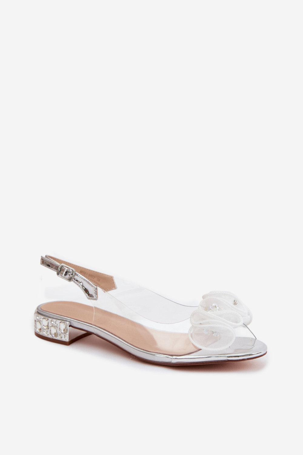 Sandały Model DA MR61-9002 Silver - Step in style - obrazek 2
