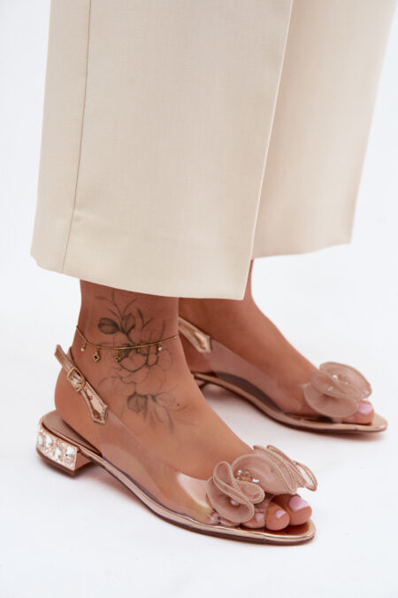 Sandały Model DA MR61-9002 Pink Gold - Step in style
