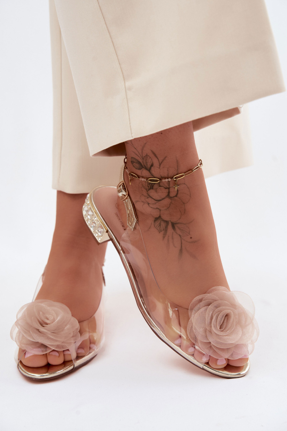 Sandały Model DA MR61-9003 Gold - Step in style