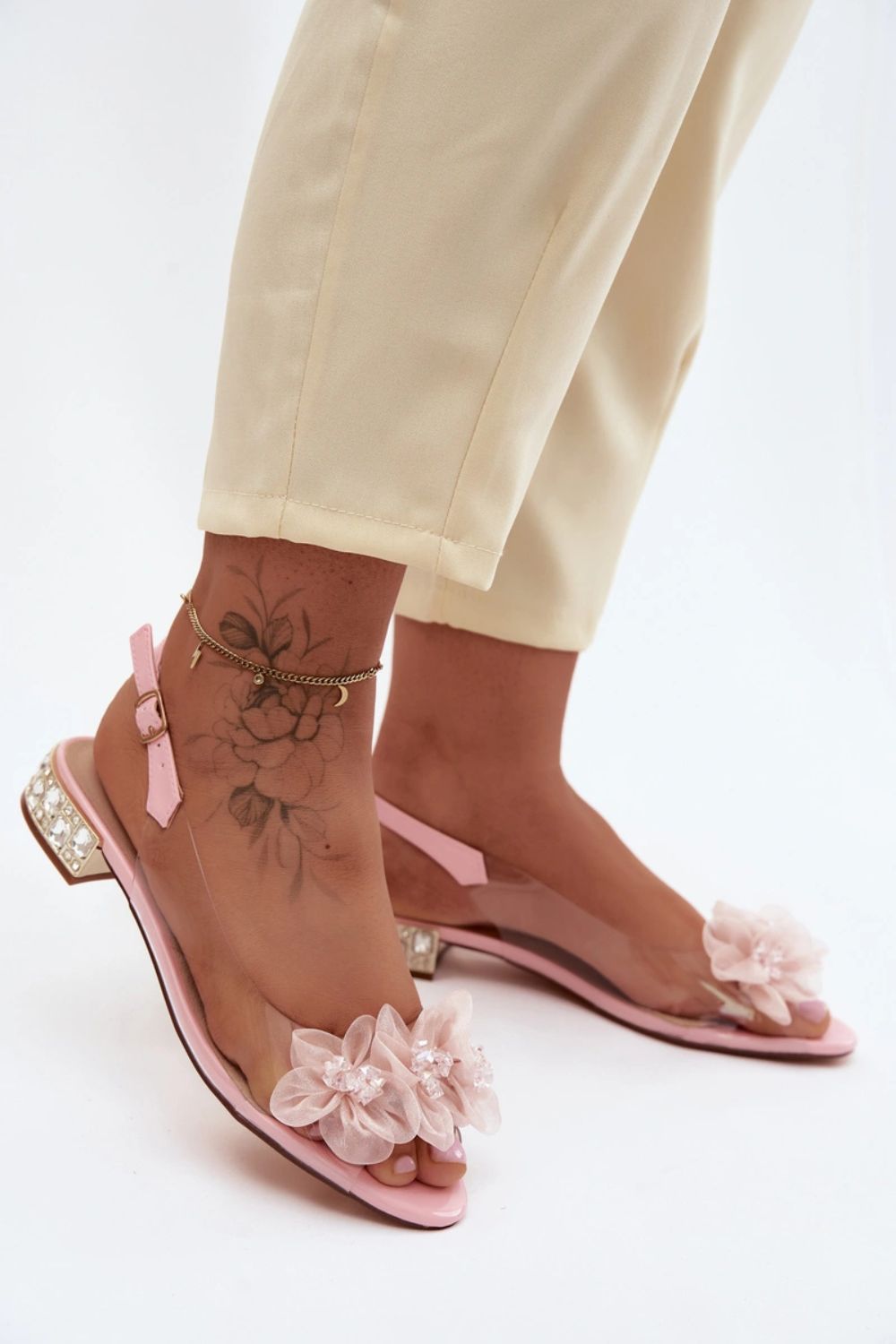 Sandały Model DA MR61-9006 Pink - Step in style - obrazek 4