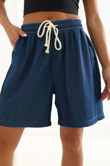 Szorty Damskie Model IR-SN-YV293.08 Dark Blue - Italy Moda