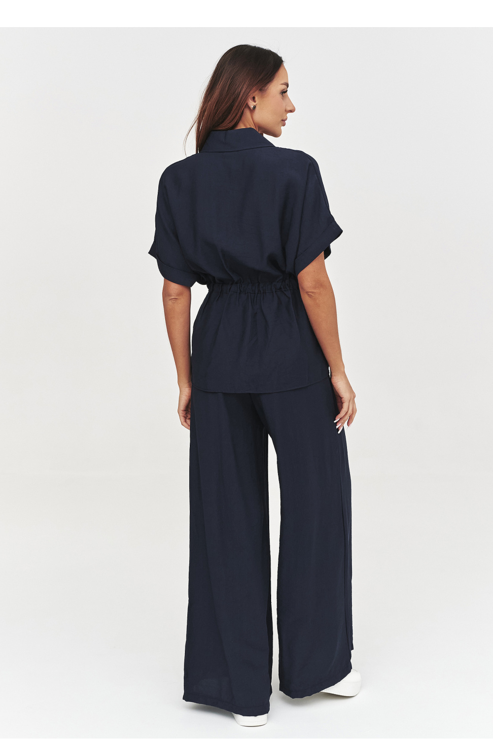 Spodnie Komplet Model C54 Navy - Makadamia - obrazek 3