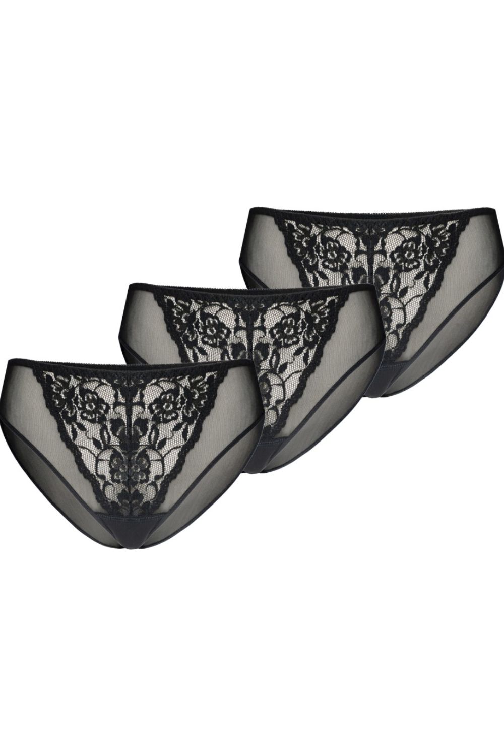 Figi Komplet figi Model Glamour 312-3 Black - Teyli - obrazek 3