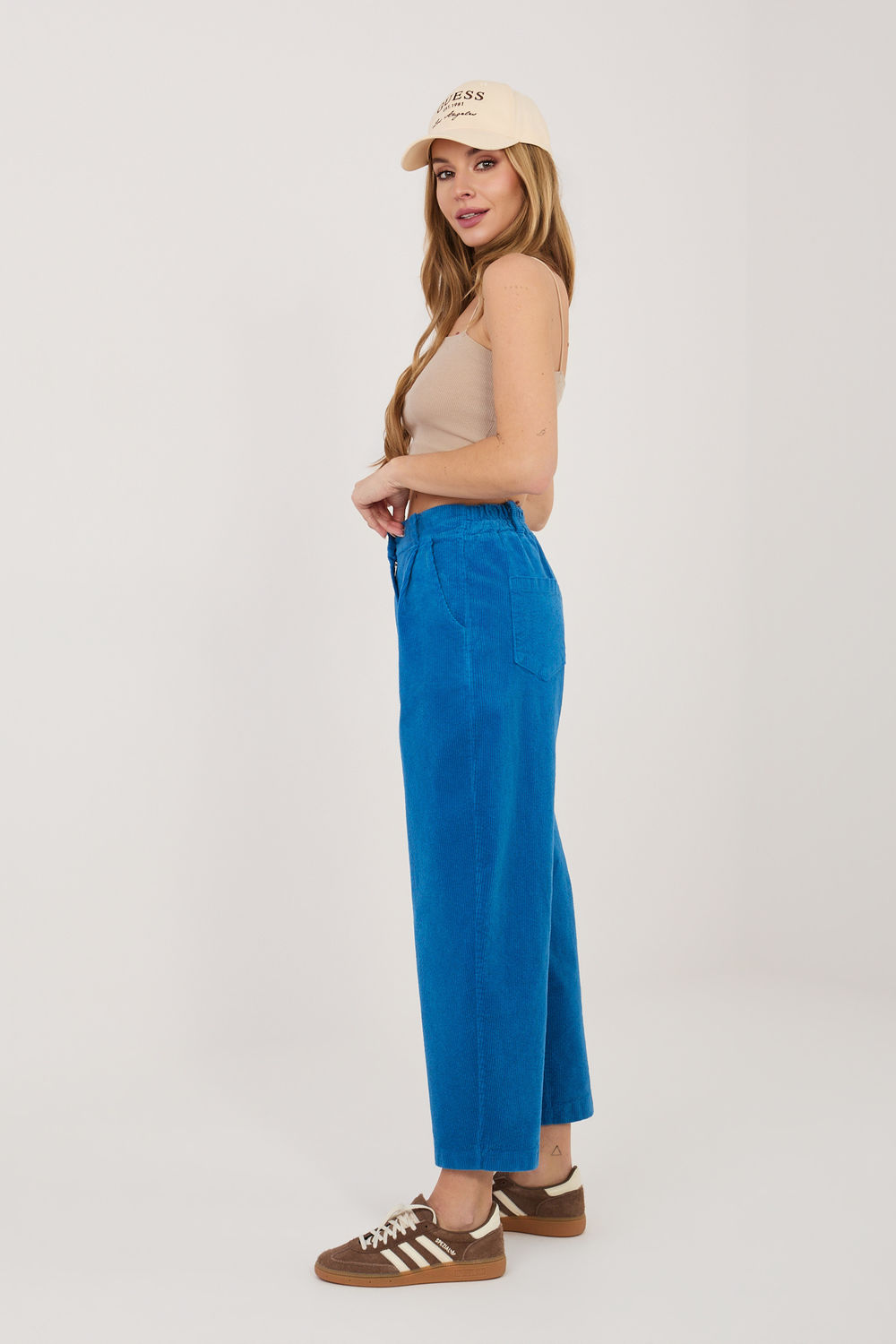 Spodnie Damskie Model IT-SP-FL8916.80 Cobalt - Rue Paris