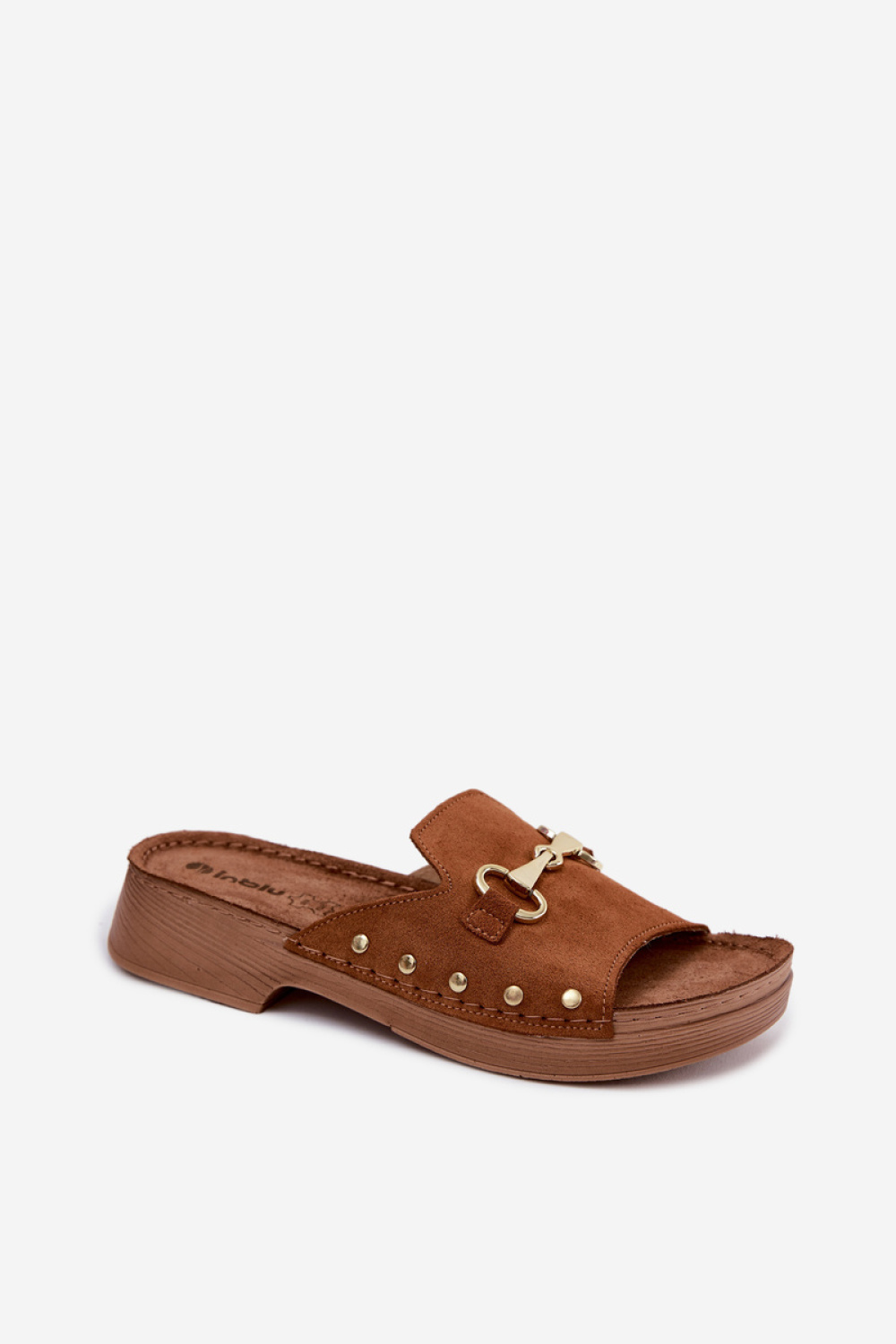 Sandał Klapki Model Inblu TF0002KU Camel - Step in style - obrazek 2