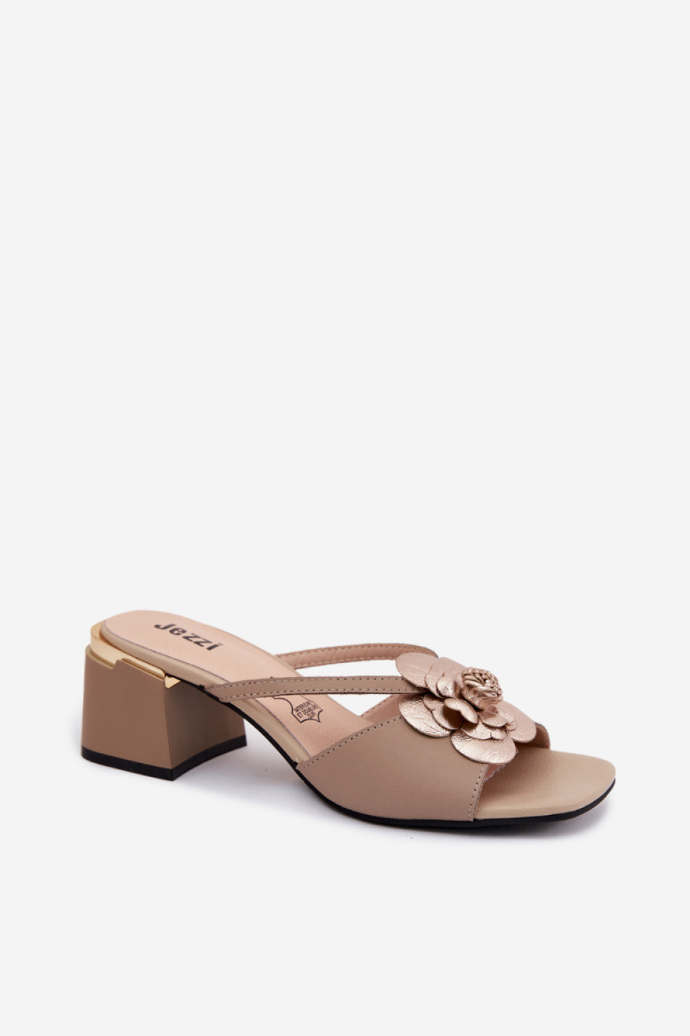 Sandał Klapki Model Catva SFY25134-1 Beige - Step in style - obrazek 2