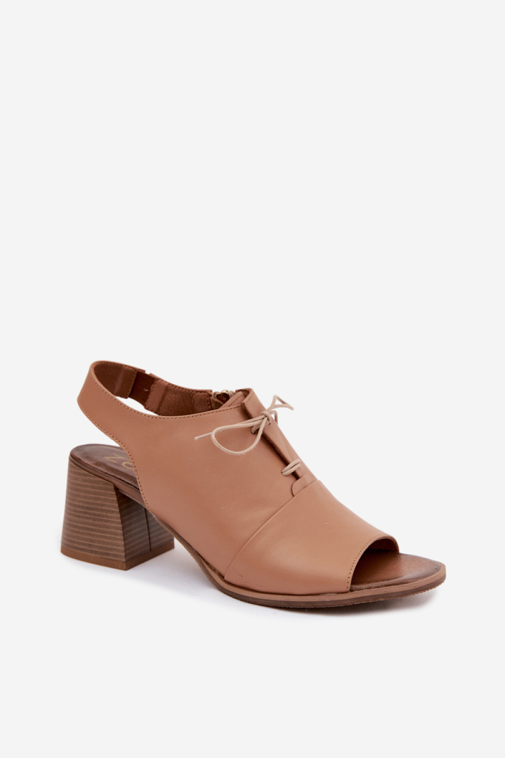 Sandały Model Zazoo 40523 Cappuccino - Step in style - obrazek 2