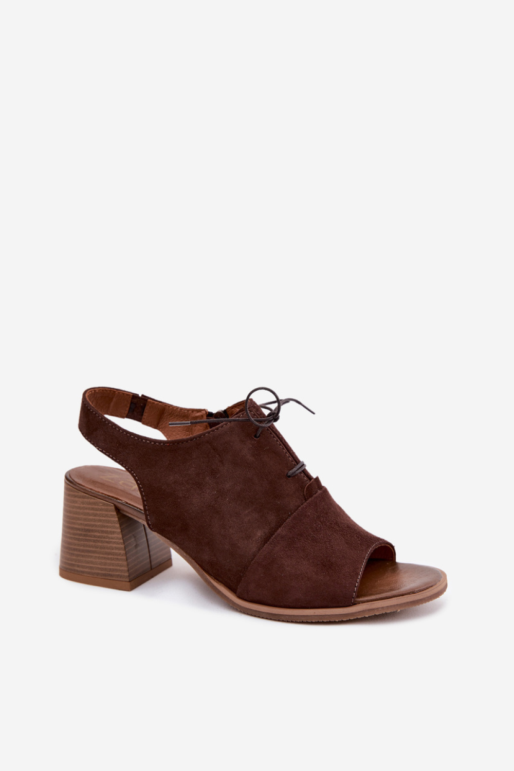 Sandały Model Zazoo 40523 Czekolada Zamsz - Step in style - obrazek 2