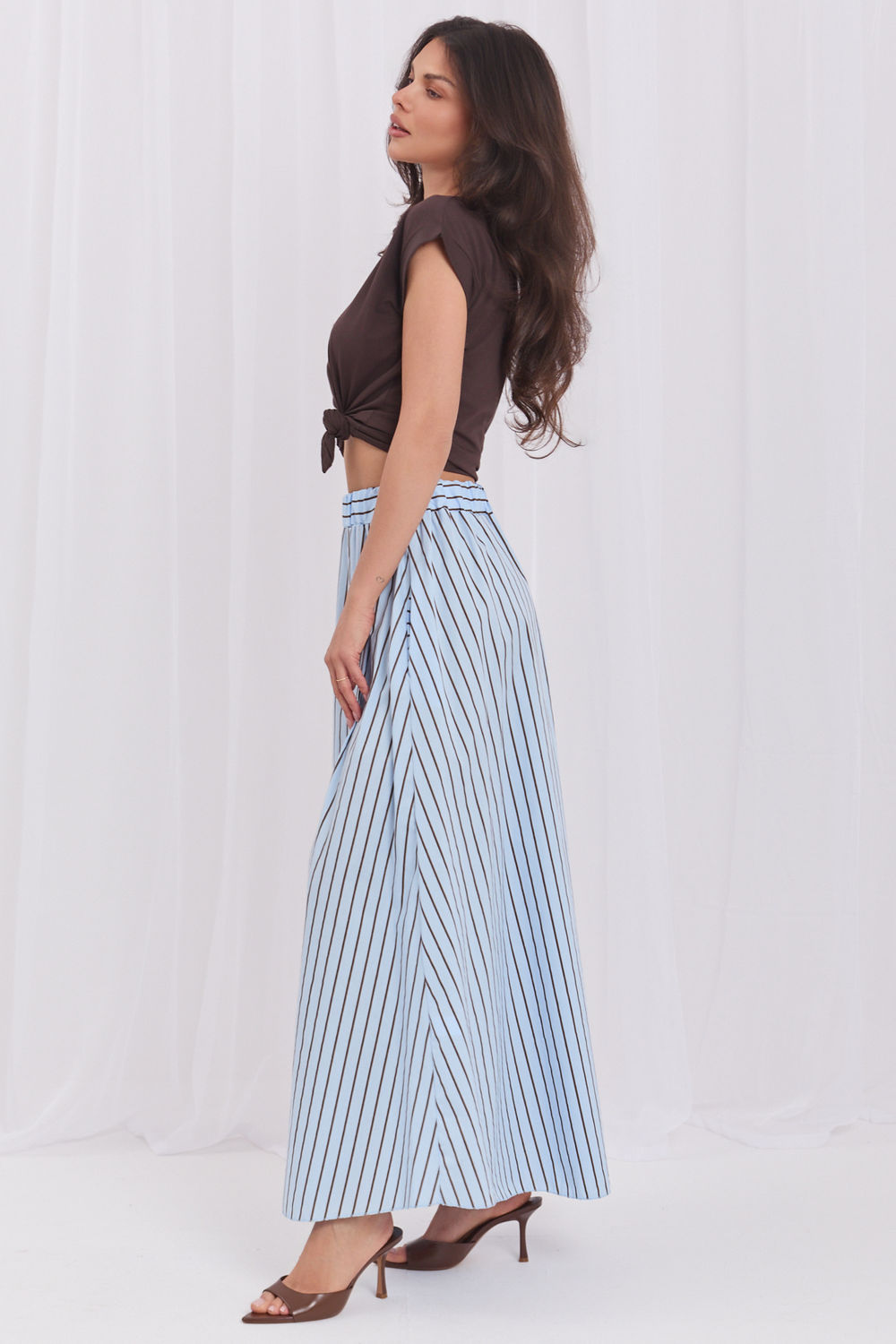 Spódnica Model MI-SD-4349.74 Light Blue - Italy Moda - obrazek 2