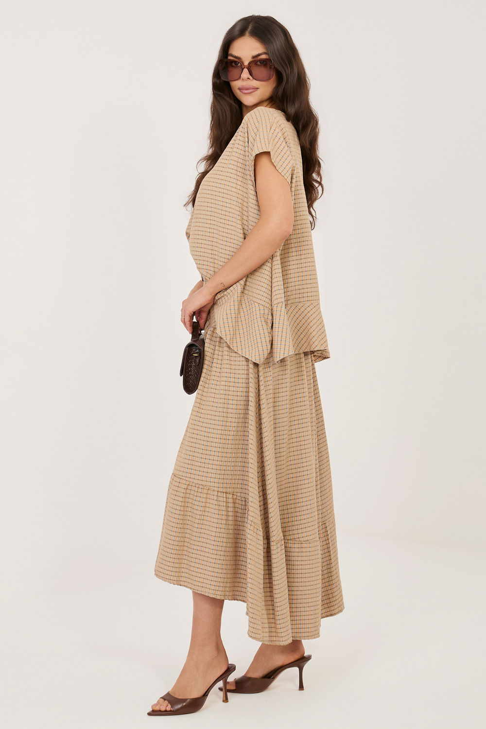 Spódnica Model IT-SD-FL10325.01 Camel - Italy Moda - obrazek 2