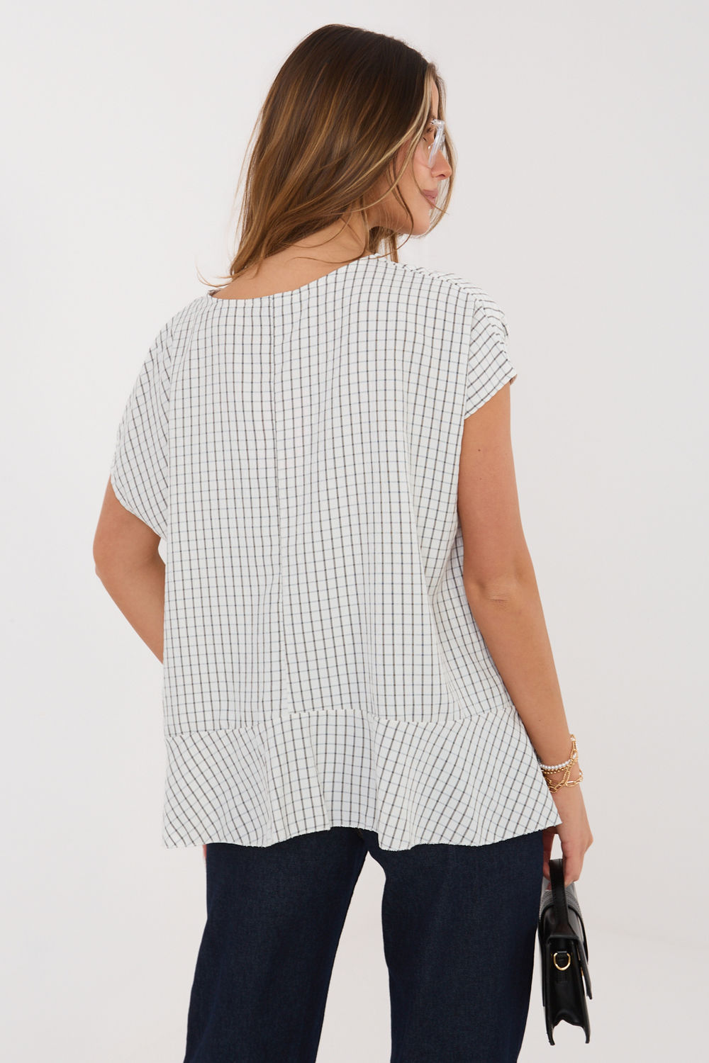 Bluzka Model IT-BZ-FL10332.80 Ecru - Italy Moda - obrazek 3