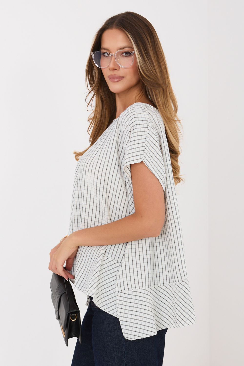 Bluzka Model IT-BZ-FL10332.80 Ecru - Italy Moda - obrazek 4