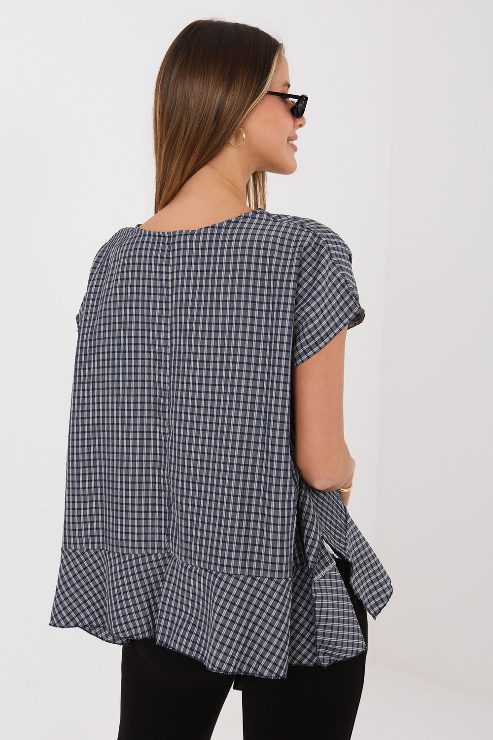 Bluzka Model IT-BZ-FL10332.80 Navy - Italy Moda - obrazek 3