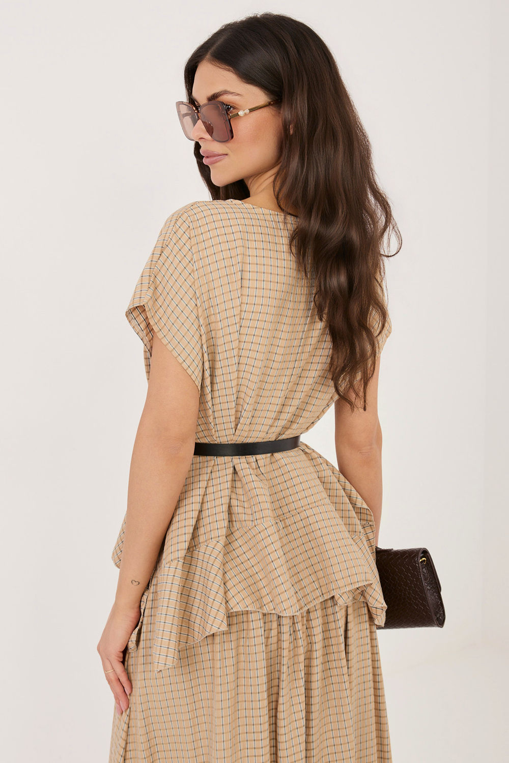 Bluzka Model IT-BZ-FL10332.80 Camel - Italy Moda - obrazek 3