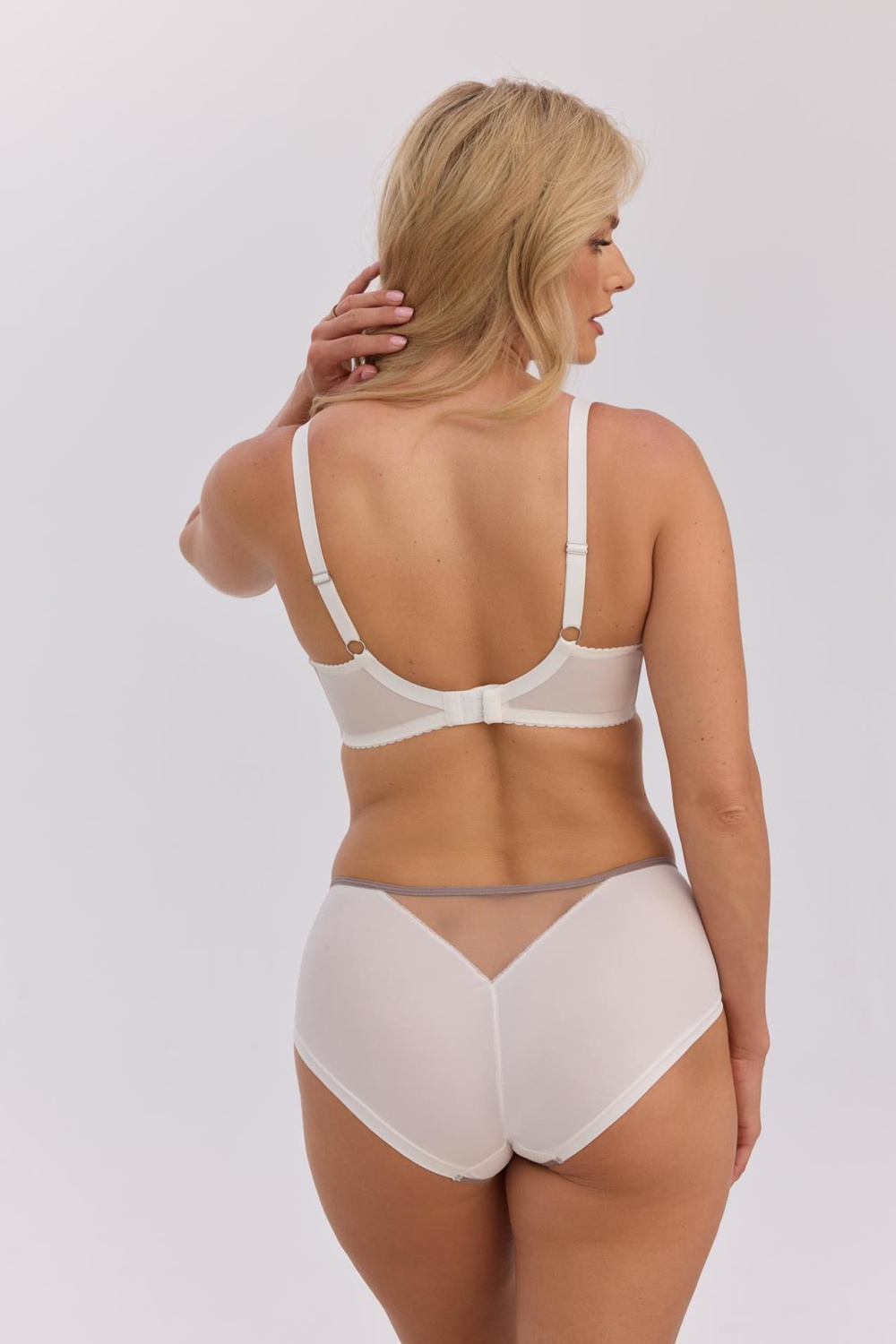 Biustonosz Soft Biustonosz Semi-soft Model 1356 Judith Ecru/Grey - Gaia - obrazek 3