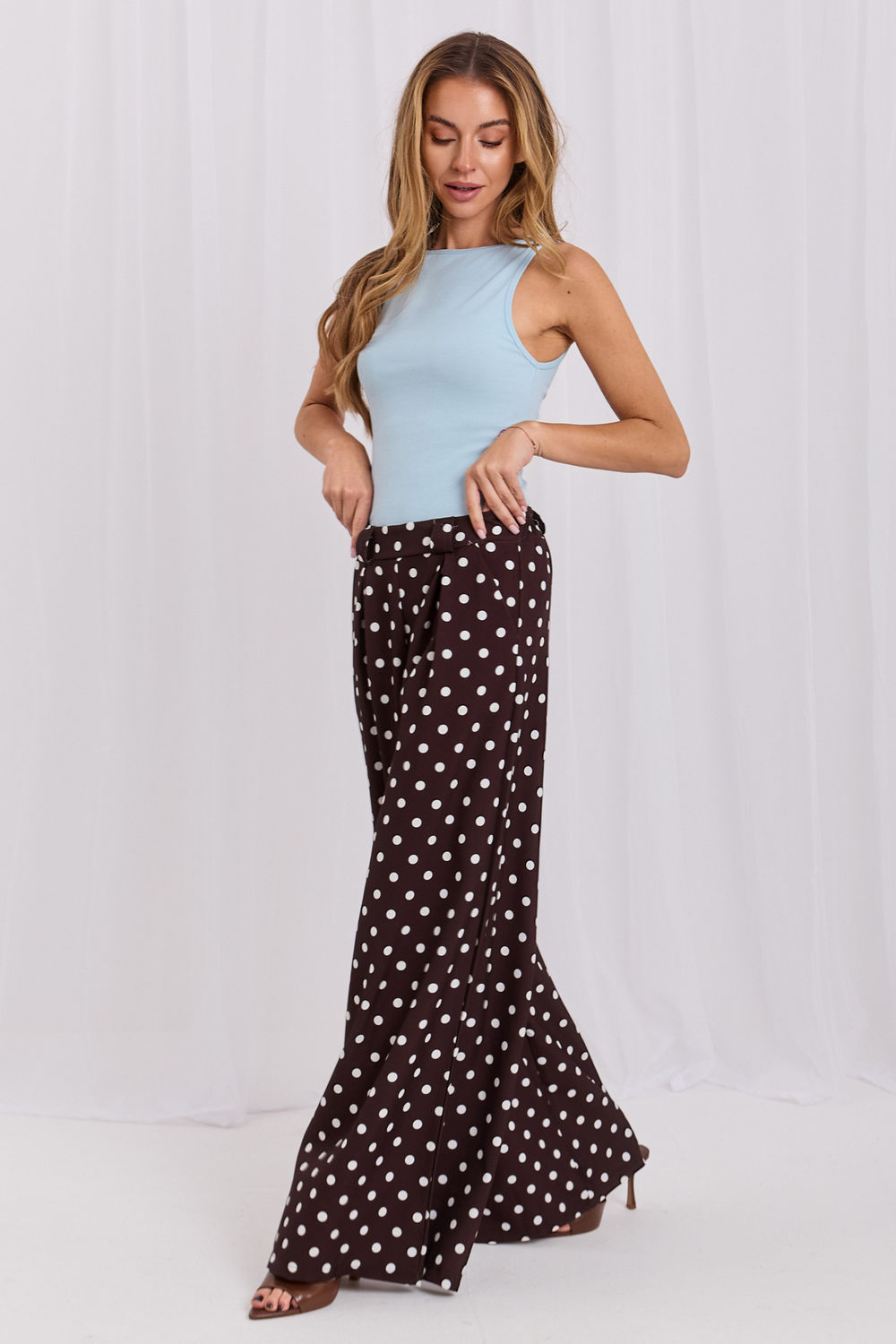 Koszulka Top Model RV-TP-A1466.74 Light Blue - Rue Paris - obrazek 2