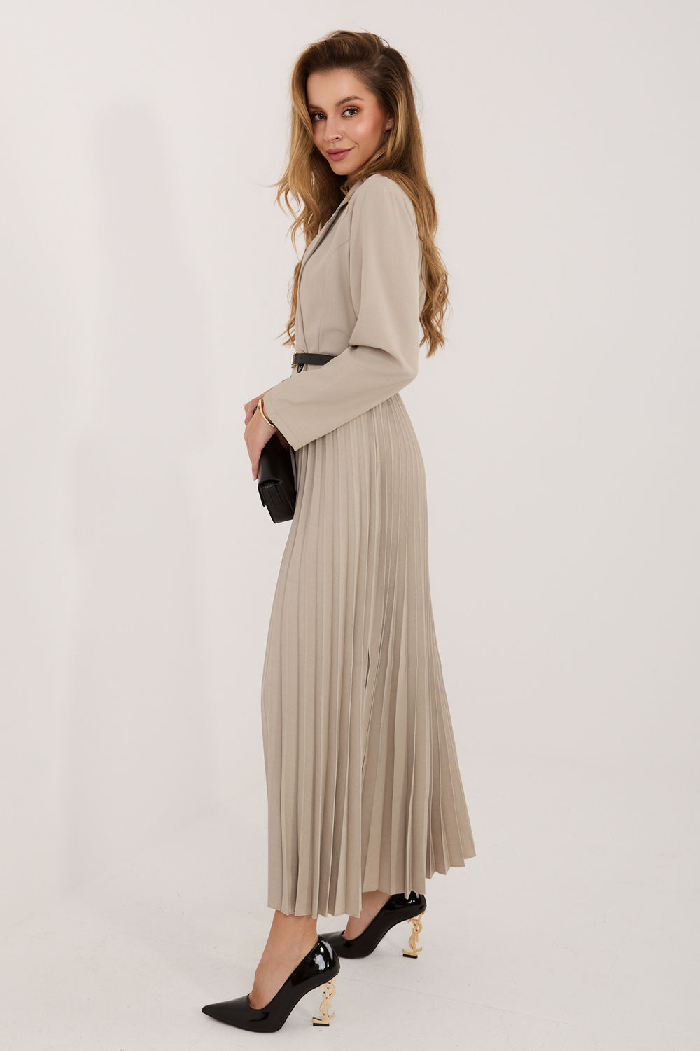 Sukienka Model IT-SK-21599-1.03 Beige - Rue Paris - obrazek 2