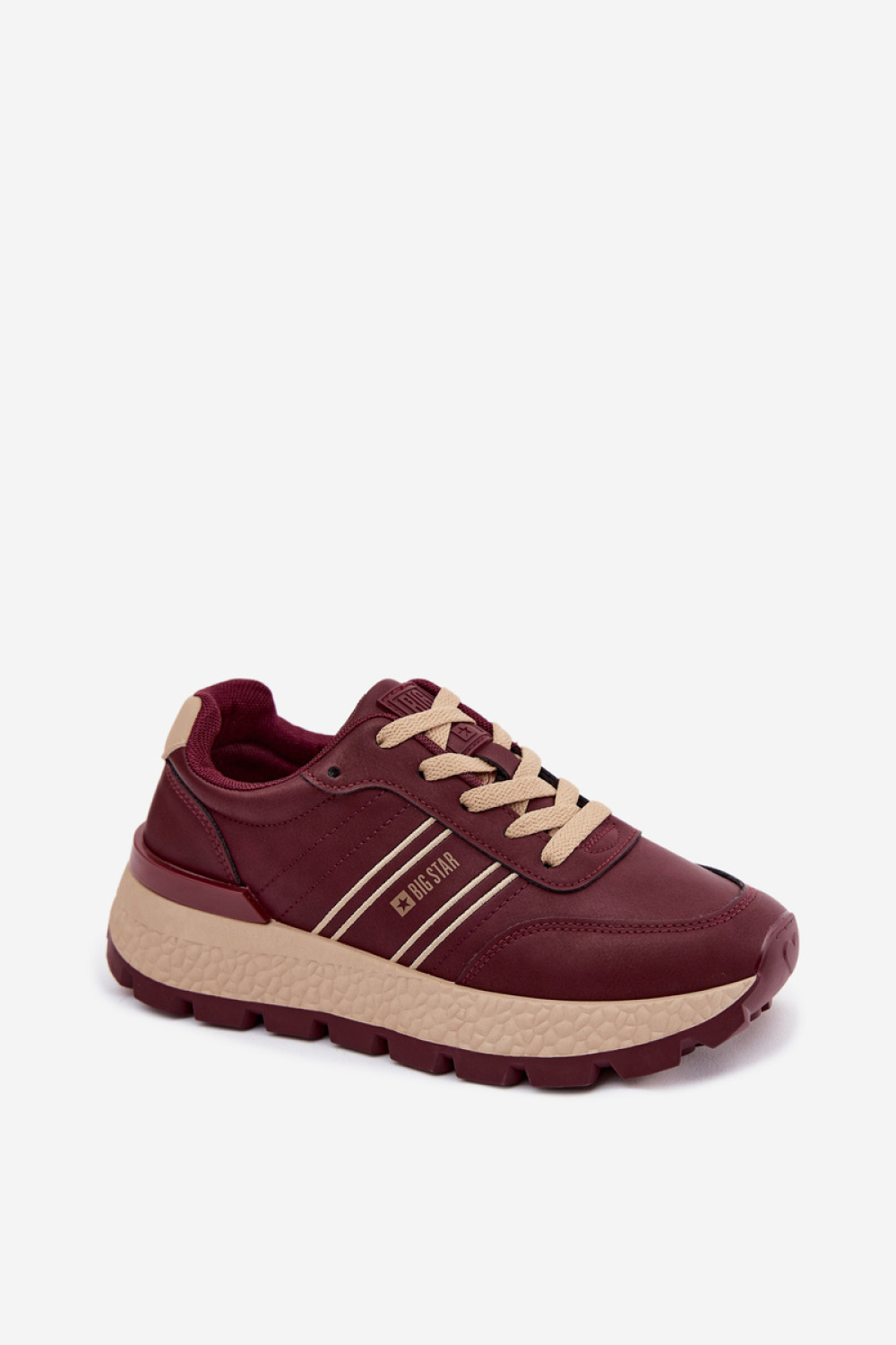Buty Sportowe Model Big Star UU274041 Bordo - Step in style - obrazek 2