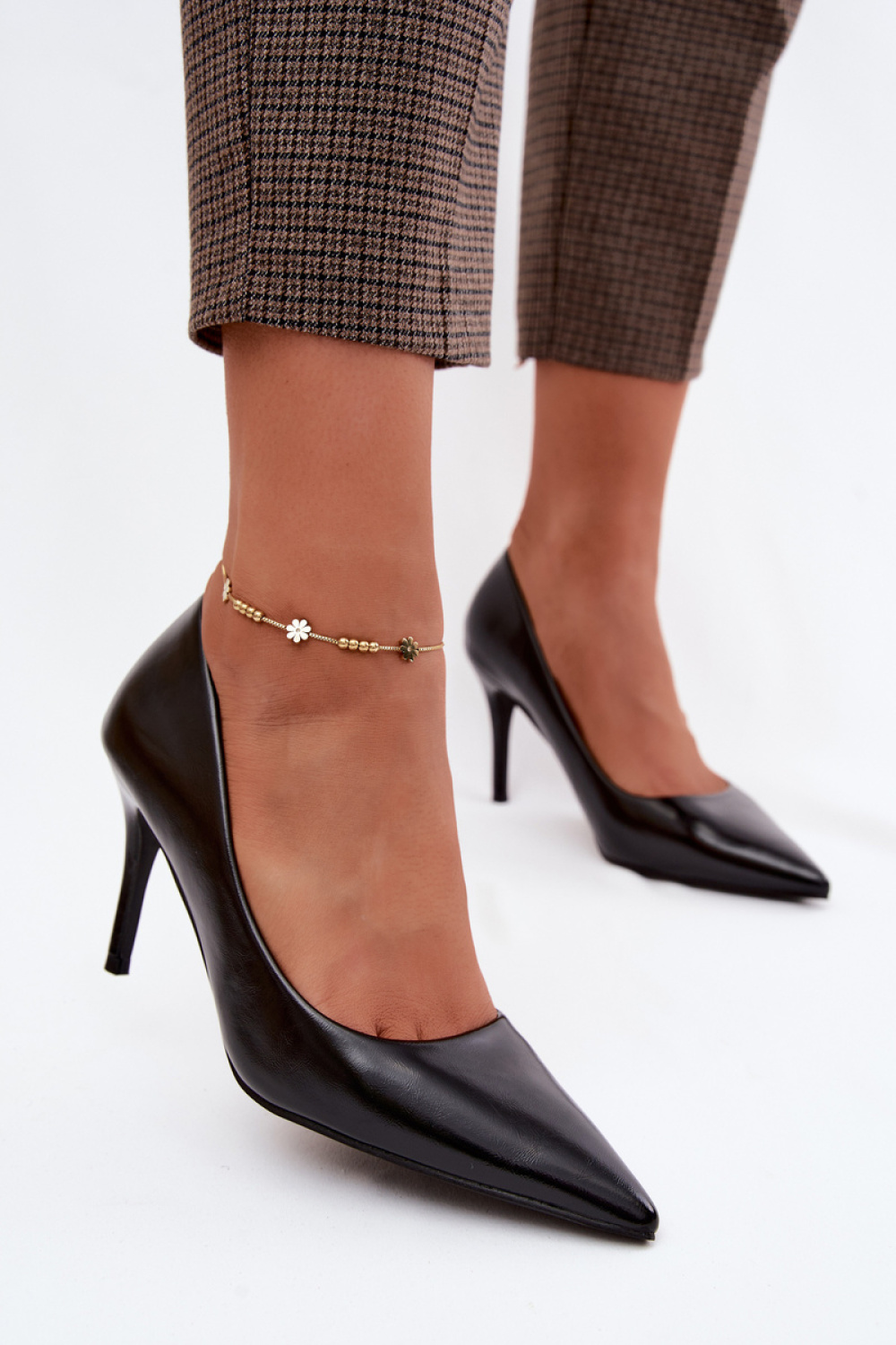 Szpilki Model Tropessa LE186 Black Skóra - Step in style