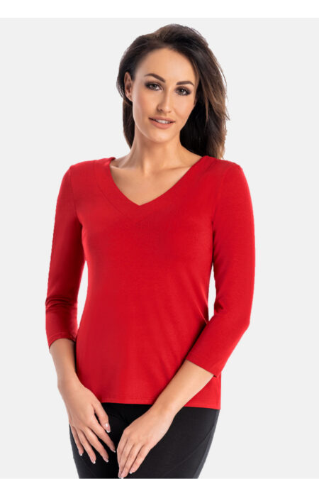 Bluzka Model Ivy 179241 Red - Teyli