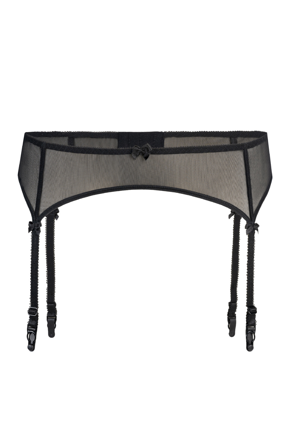 Gorsety, body, pasy Pas do pończoch Model Eleonora 224 Black - Teyli - obrazek 4