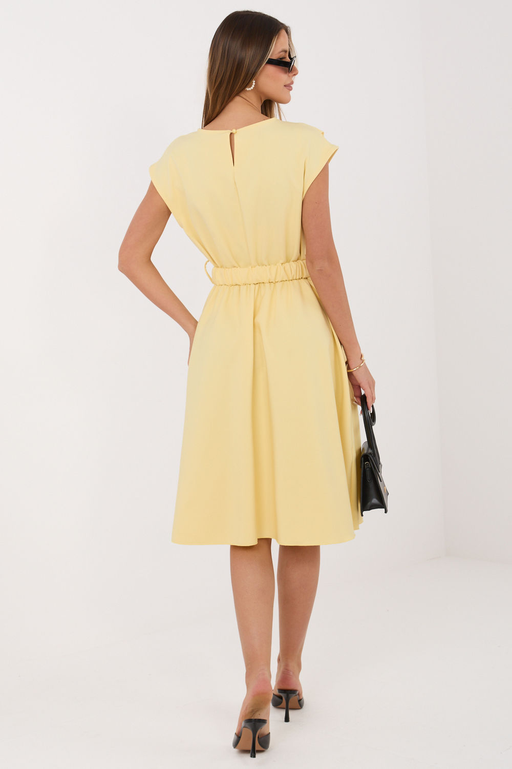 Sukienka Model MI-SK-3430-1.01 Light Yellow - Italy Moda - obrazek 3