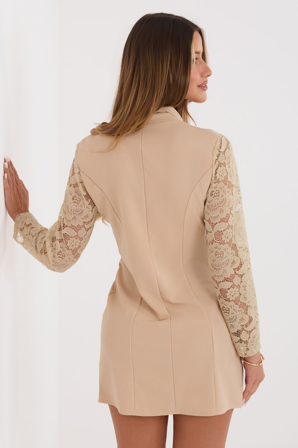 Sukienka Model MI-SK-A1664.91 Beige - Italy Moda - obrazek 2