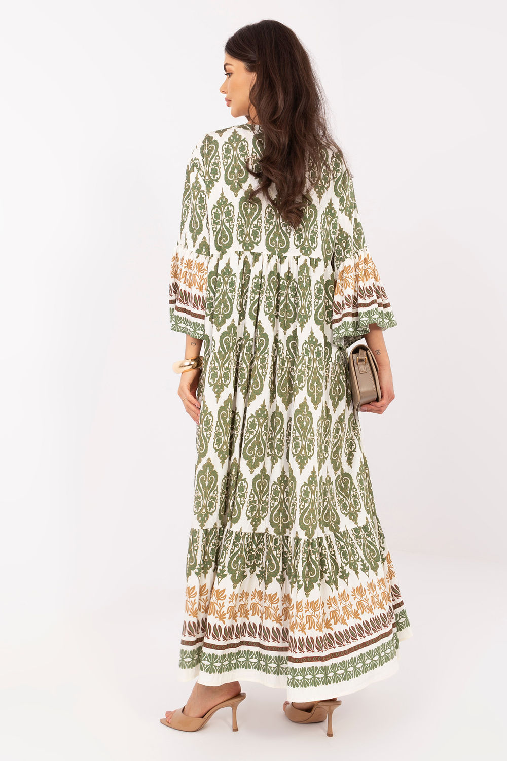 Sukienka Model IR-SK-LD2556.89 Khaki - Italy Moda - obrazek 3