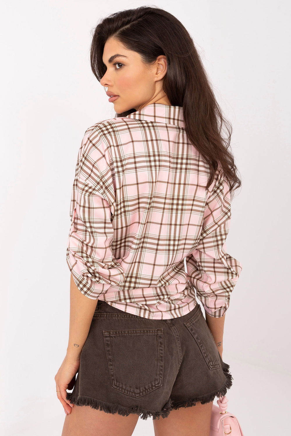Koszula Damska Model IT-KS-16567.01 Light Pink - Italy Moda - obrazek 3