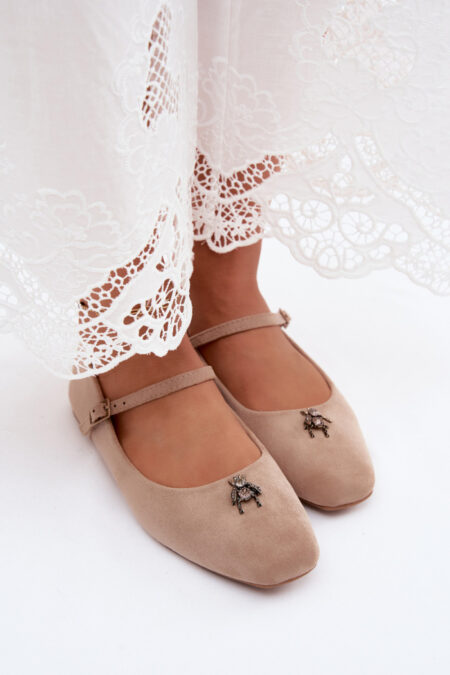 Baleriny Model Pinea 6672 Beige - Step in style