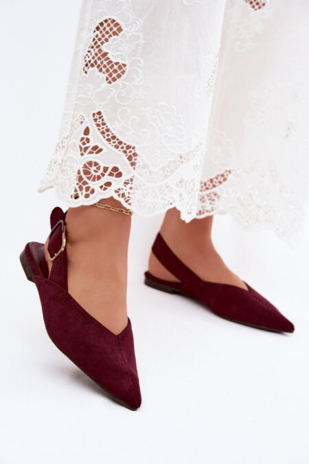 Baleriny Model Tanelia 9755 Bordo - Step in style