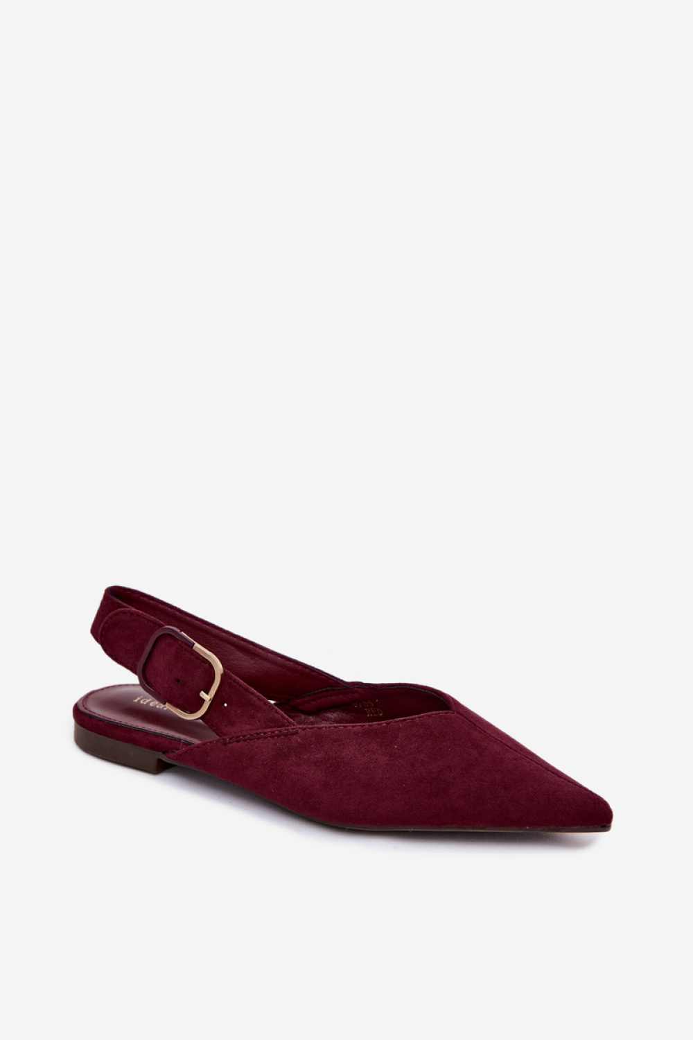 Baleriny Model Tanelia 9755 Bordo - Step in style - obrazek 2