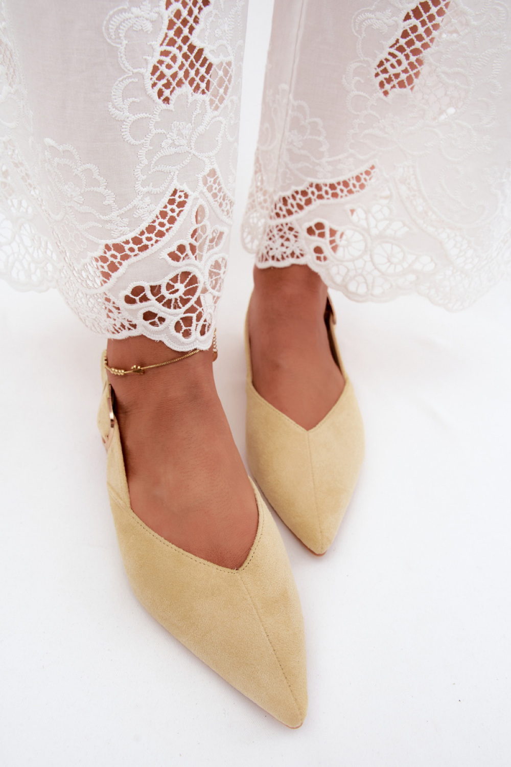 Baleriny Model Tanelia JH598 Yellow - Step in style - obrazek 3