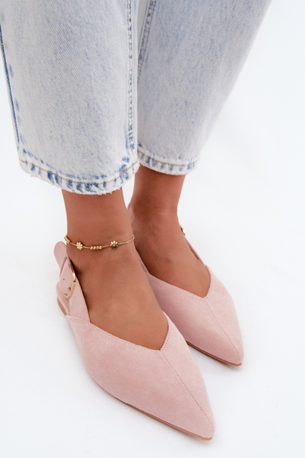 Baleriny Model Tanelia JH598 Pink - Step in style - obrazek 3