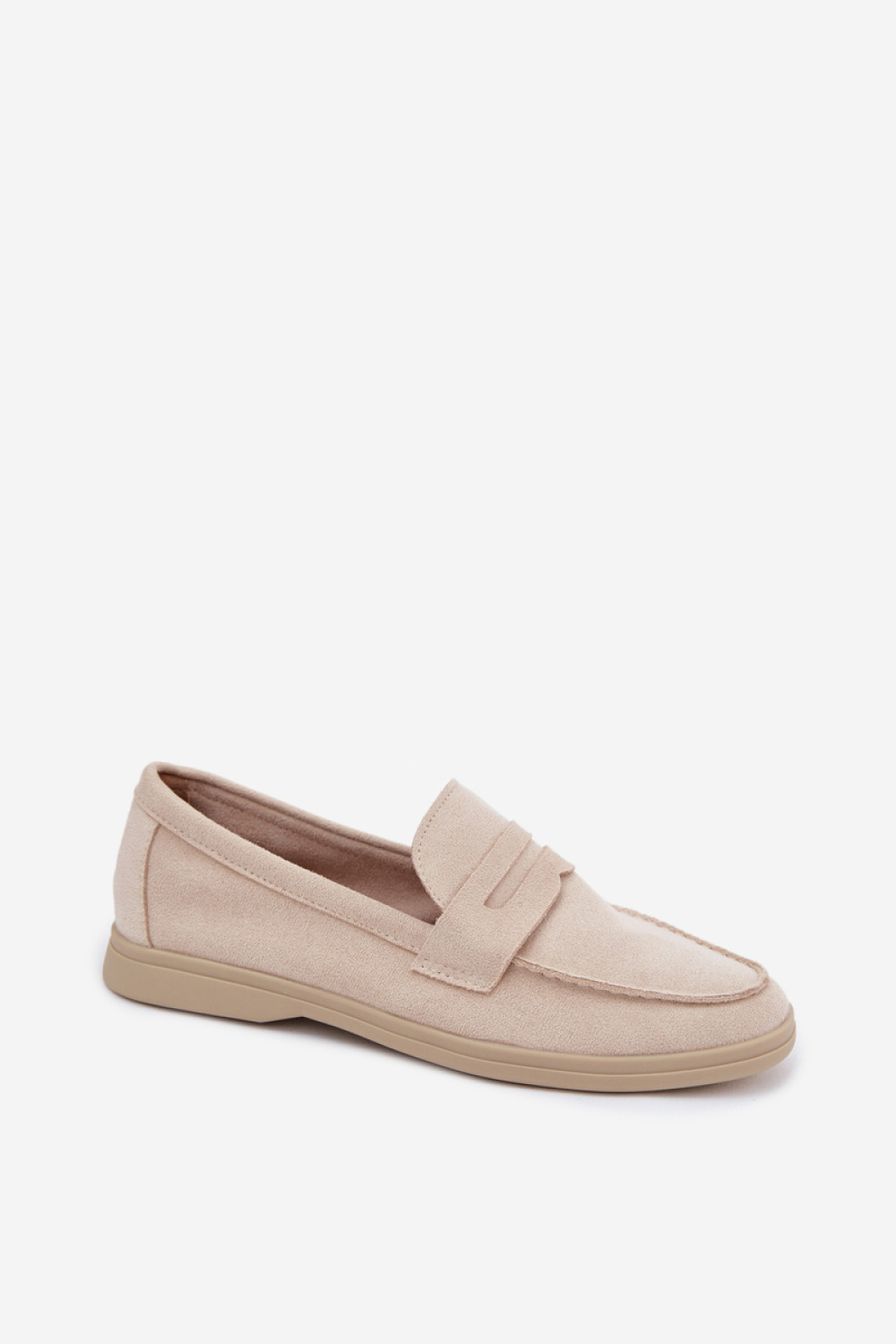 Mokasyny Model Renelia QQ-278 Beige - Step in style - obrazek 2