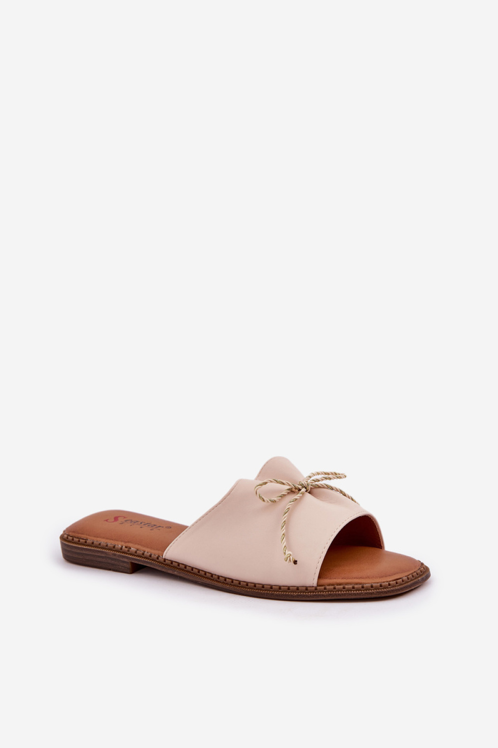 Sandał Klapki Model Deonelis M509/M559 Beige - Step in style - obrazek 2