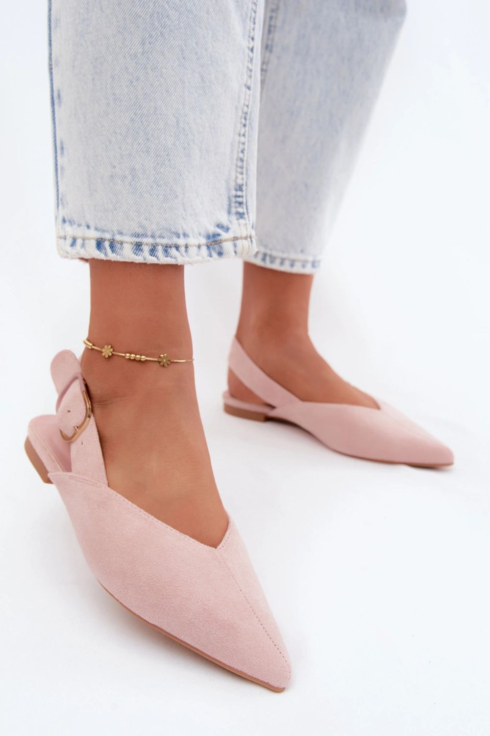 Baleriny Model Tanelia JH598 Pink - Step in style - obrazek 4