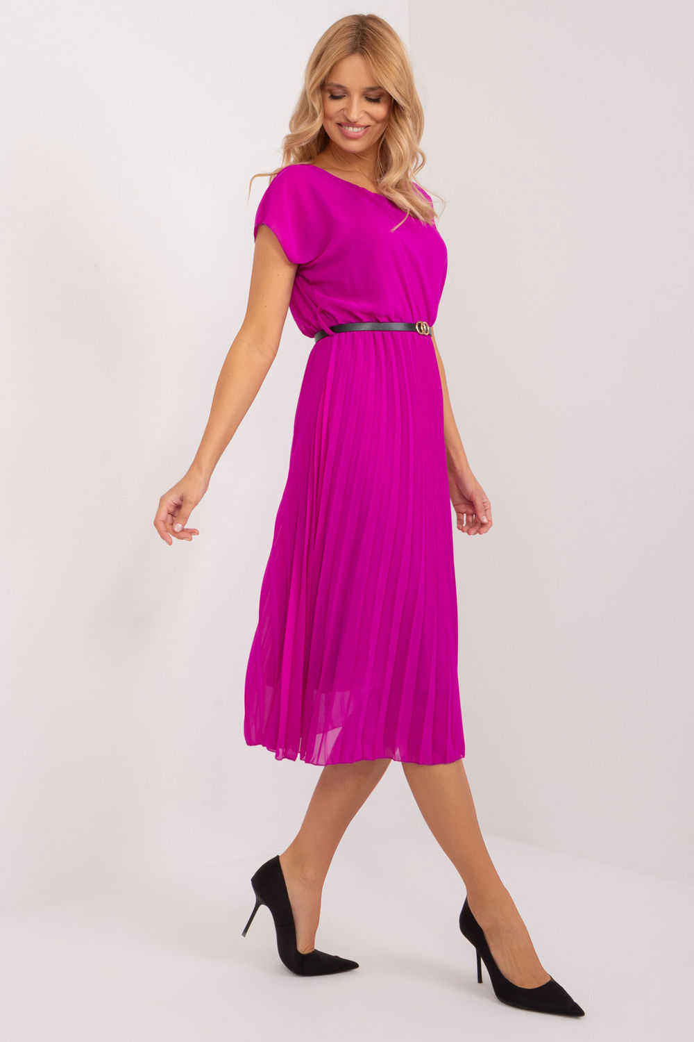 Sukienka Model DHJ-SK-8839-1.23X Violet - Rue Paris - obrazek 2
