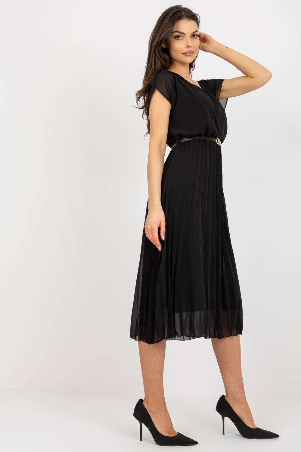 Sukienka Model DHJ-SK-8839-1.23X Black - Rue Paris - obrazek 2