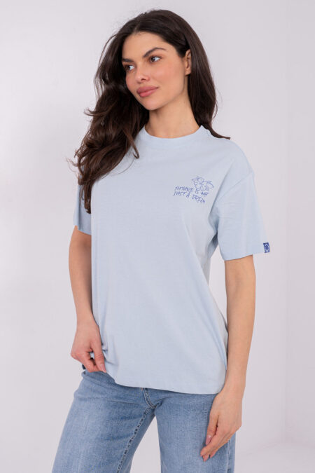Tshirt Damski Model D12022M02842A Light Blue - Factory Price