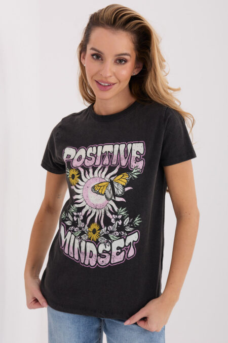 Tshirt Damski Model D12048M02556K Grafit - Factory Price