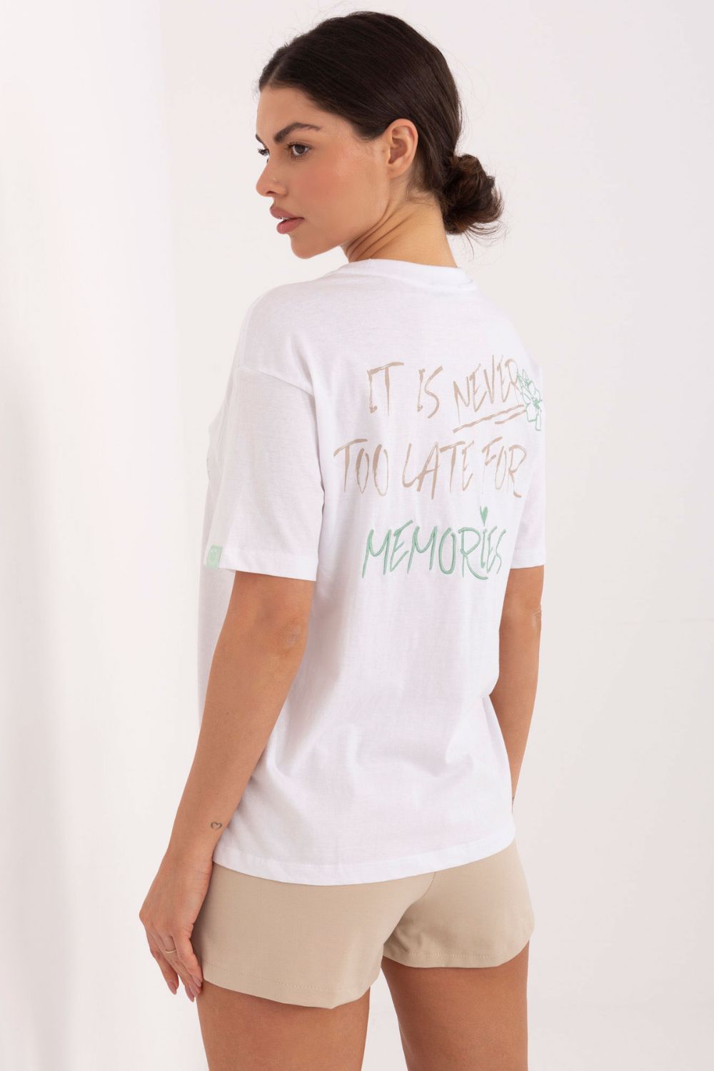 Tshirt Damski Model D12022M02842A White - Factory Price - obrazek 4