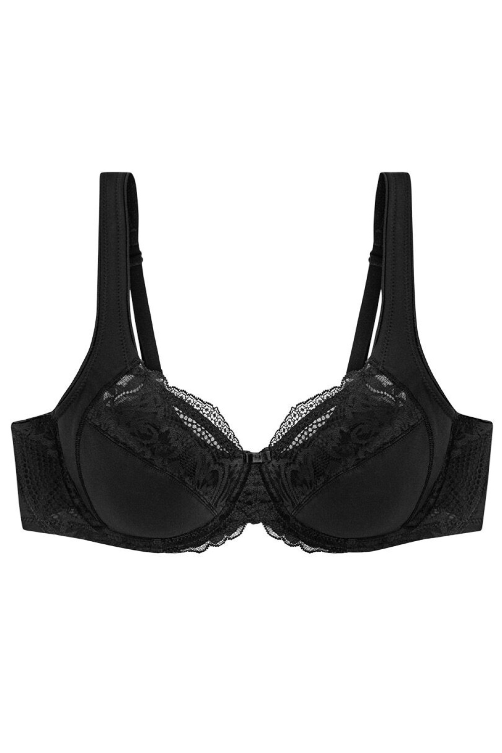 Biustonosz Soft Model Modern Lace+Cotton W02 10213069-0004 212725 Black - Triumph - obrazek 4