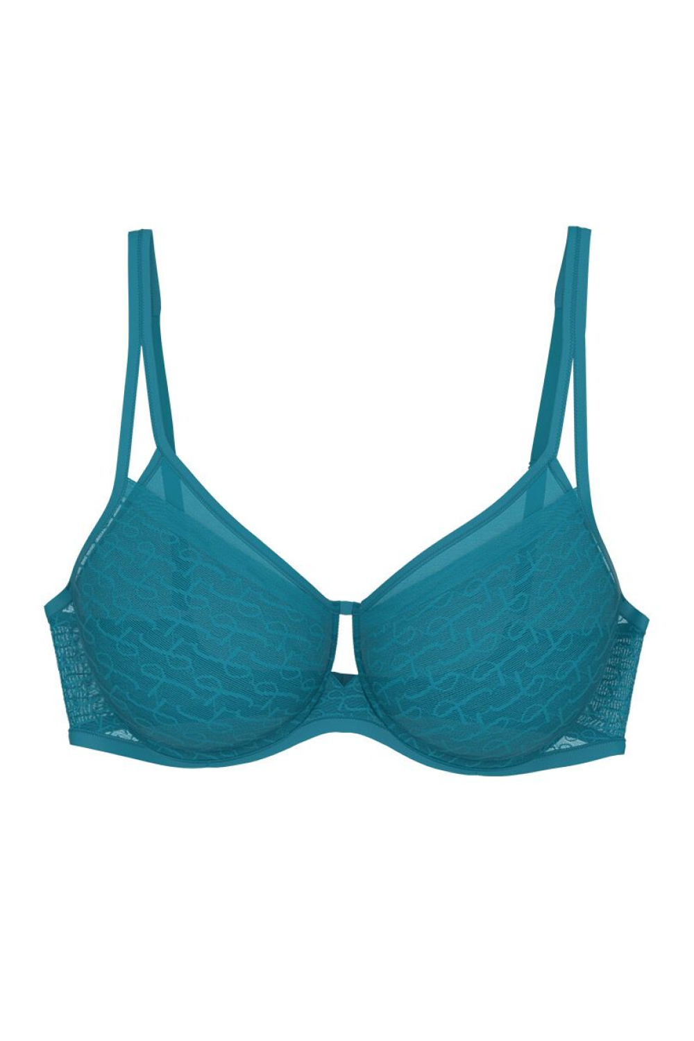 Biustonosz push up Biustonosz minimizer Model Signature Sheer W01 EX 10215906-1802 231118 Morski - Triumph - obrazek 4