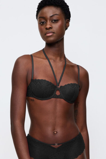 Biustonosz Balkonetka Model That Night In Vegas 10224874-0004 216732 Black - Triumph